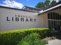 The facade building of Emerald Library.